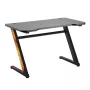 NanoRS RS120 gaming-computertafel, modern design, licht en stabiel (max. 50 kg belasting), zwart & oranje