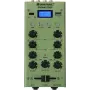 Mini-mixer Omnitronic GNOME-202P — compacte 2-kanaals audiomixer, groen