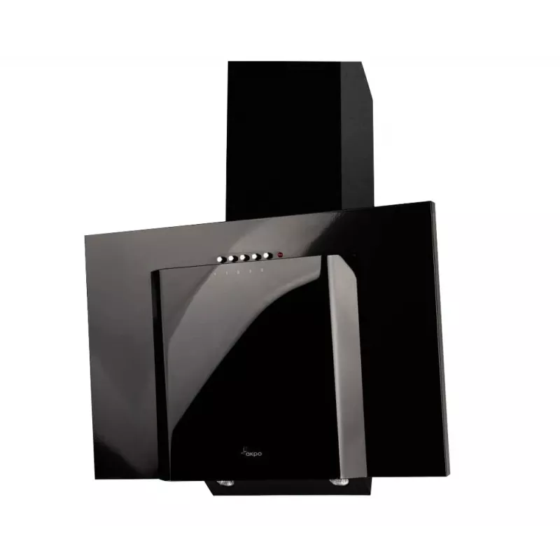 Wandafzuigkap AKPO WK-4 Java Eco — 600 mm, 407 m³/h, 3 snelheden, 61 dB, zwart gehard glas