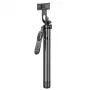 Selfiestick Awei X56 aluminium zwart – uitschuifbare handgreep voor smartphones
