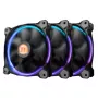 Thermaltake Riing 14 LED 256 Color CL-F043-PL14SW-B behuizingventilatoren 140 mm, 3-pack, 600–1400 rpm, 4-pins