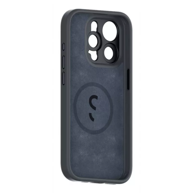 ShiftCam AC-CA-15PL-CH-EF hoesje met lensbevestiging voor iPhone 15 Plus, veganistisch leer, MagSafe-compatibel