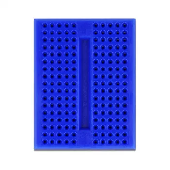 Breadboard DELOCK 18322, kunststof prototypeprintplaat, blauw, 36×46×10 mm