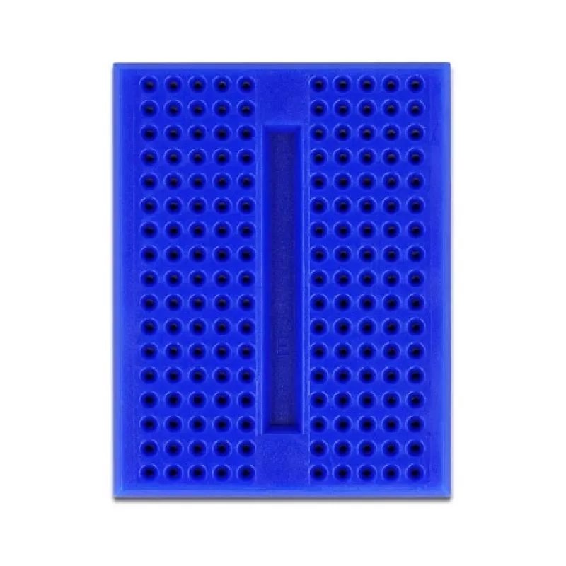 Breadboard DELOCK 18322, kunststof prototypeprintplaat, blauw, 36×46×10 mm