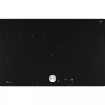 Neff N 90 zwart inbouw 80 cm inductiekookplaat met 5 zones