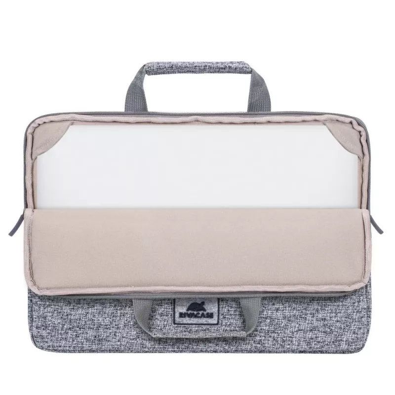 Rivacase Anvik 7913 13,3 inch laptopsleeve, lichtgrijs