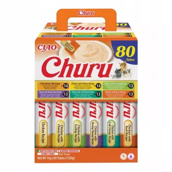 INABA Churu Chicken Mix - kattensnack - 80x14g