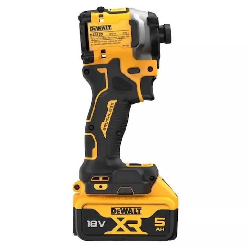 18V slagmoersleutel 3 versnellingen; 208nm; koffer; 2x5AH