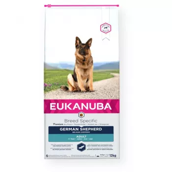 Droogvoer voor honden EUKANUBA Breed Specific German Shepherd Adult 12 kg, kip, eiwit 23%, vet 13%