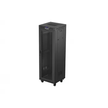 19 inch vrijstaande rackbehuizing LANBERG FF01-6637-23BL 37U 600x600 zwart