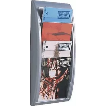 Tijdschriftenrek PaperFlow K540615 zilver