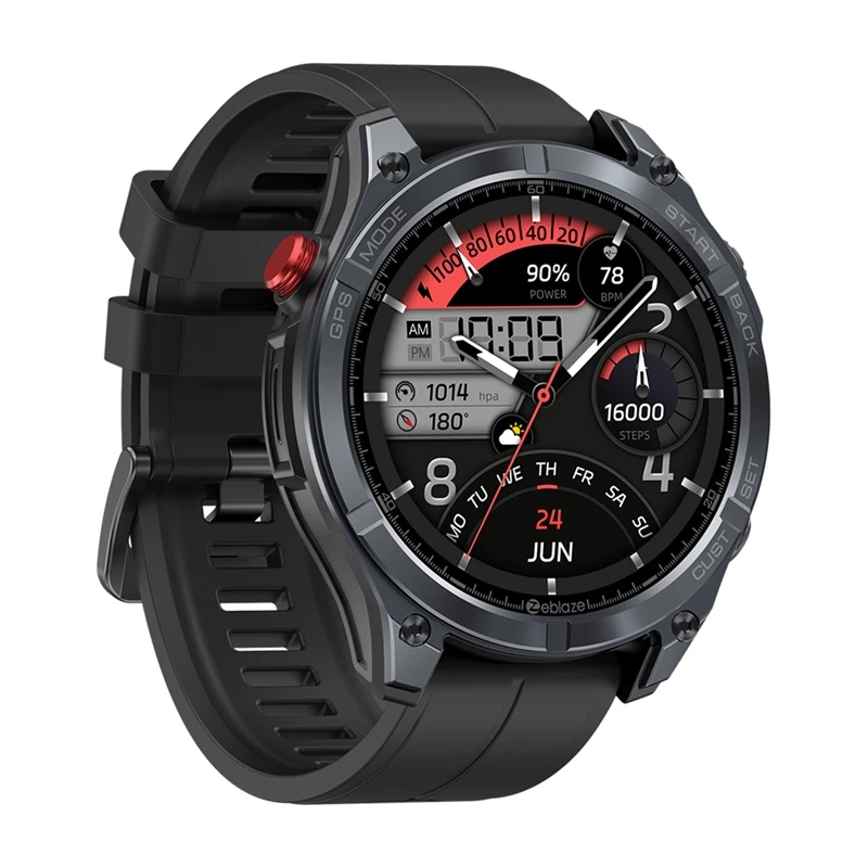 Smartwatch Zeblaze Stratos 4 zwart