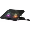 Laptop-koelpad DEFENDER NS-510 met 2 ventilatoren, 2×USB-aansluitingen en RGB-verlichting