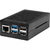 Joy-IT RB-AlucaseP5-01B SBC-behuizing Raspberry Pi aluminium zwart (RB-AlucaseP5-01B)