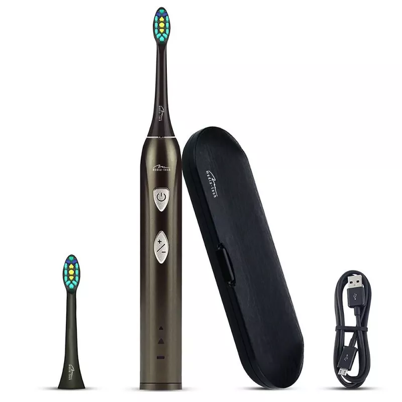 Tandenborstel Media-Tech SONIC WAVECLEAN volwassenen bruin