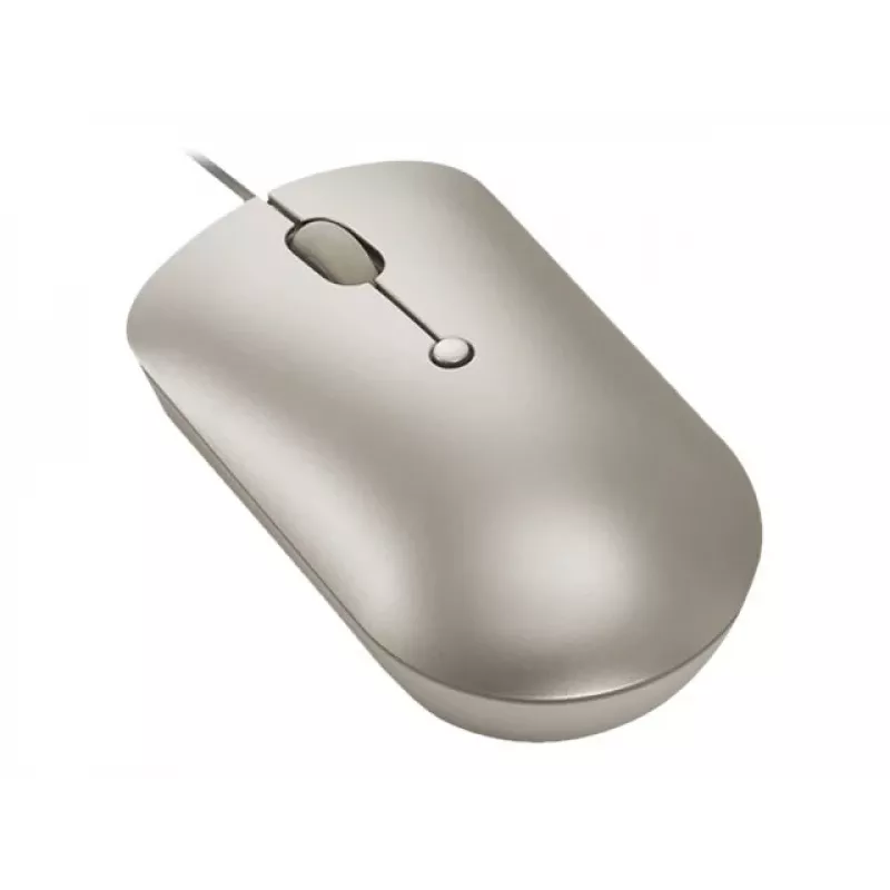 Bedrade bureaumuis Lenovo 540 dubbelhandig USB Type-C optisch 2400 DPI zand