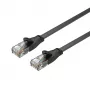 Unitek C1811GBK Cat6 UTP platte Ethernet-kabel, 3 m, zwart