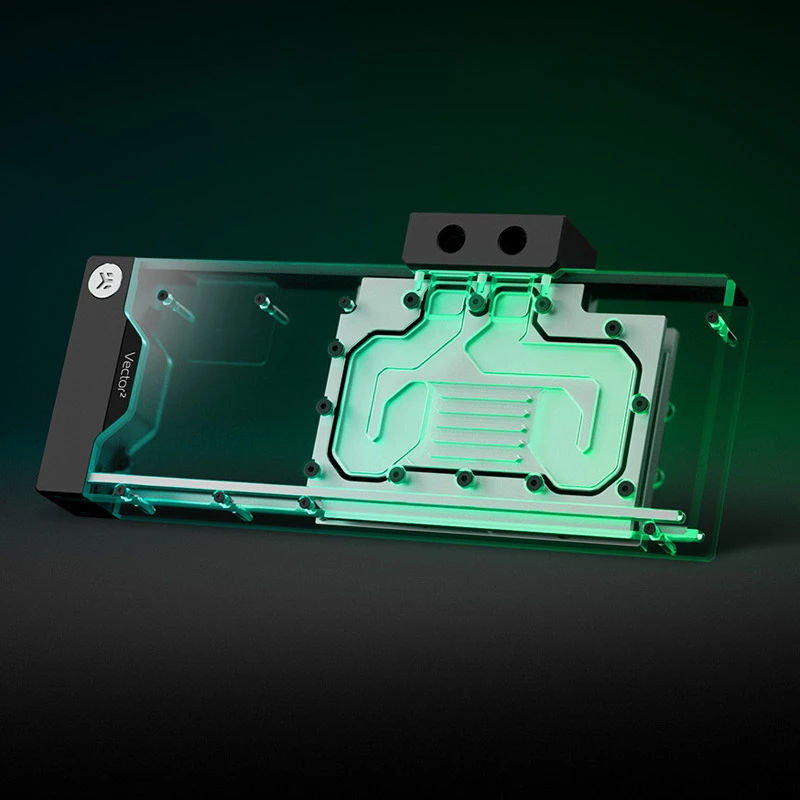 Waterblok EK Water Blocks nikkel perspex zwart grijs