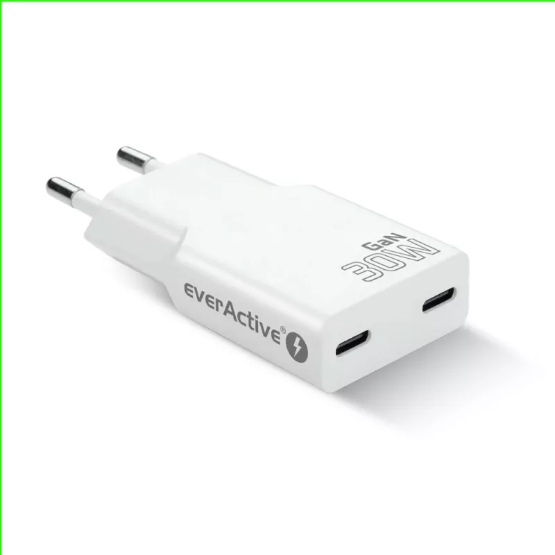 Voeding everActive SC-385Q super slank QC 4 Fast Charging — USB-snellader, compact ontwerp