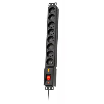 LESTAR LXARM 810 G-A K.:CZ 1,5M 19PDU zwart 8 AC-stopcontact(en) 230 V 1,5 m