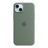 Apple iPhone 15 Plus silicone case met MagSafe - Cypress