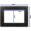 Frame voor ALLNET-tablet ALLTCover10NWv1 — wit, 309 × 228 mm, 280 g
