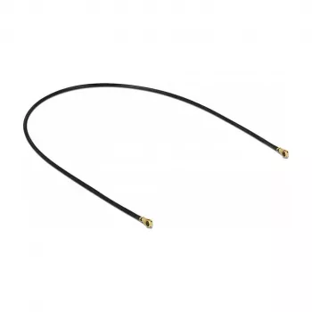Delock 89643 antennekabel, MHF 4L naar MHF 4L, 1.13, 20 cm, zwart