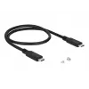 Delock - behuizing voor opslagmedium - M.2 - M.2 NVMe-kaart - USB 3.1 (Gen 2) - zwart (42614)