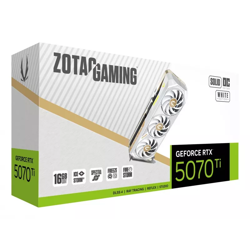ZOTAC GAMING GeForce RTX 5070 Ti SOLID CORE OC 16GB GDDR7 grafische kaart