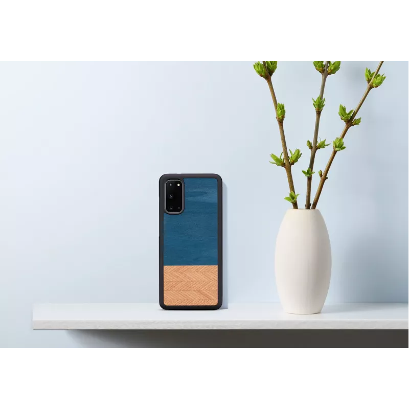 Telefoonhoesje man and wood Galaxy S20 denim zwart