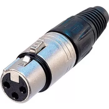 Neutrik X Series NC3FX - audio-stekker - XLR3 (W)