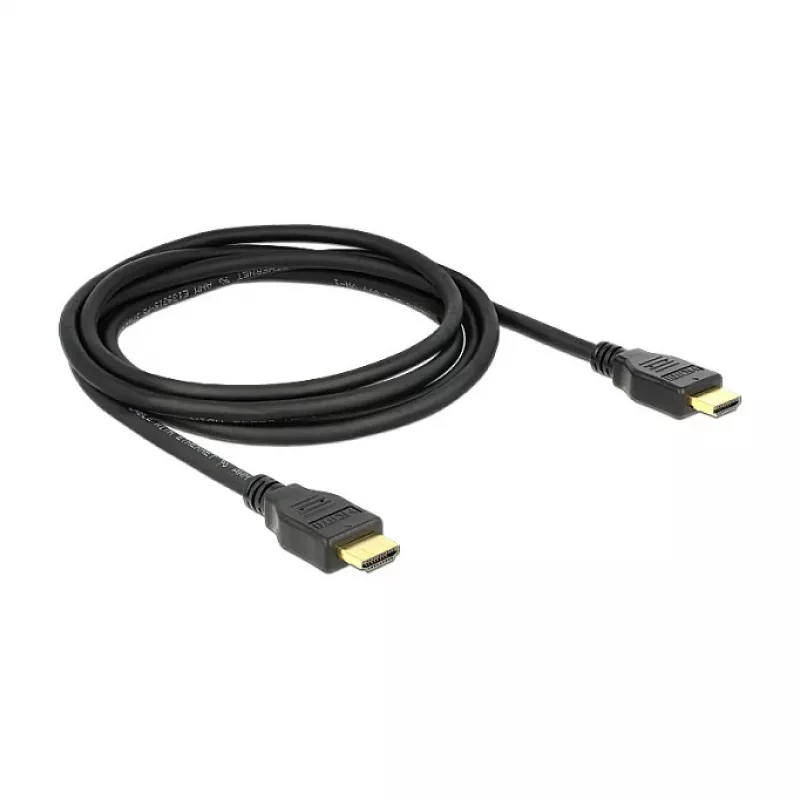 HDMI-kabel DeLOCK 84713 1 m type A stekker naar stekker zwart