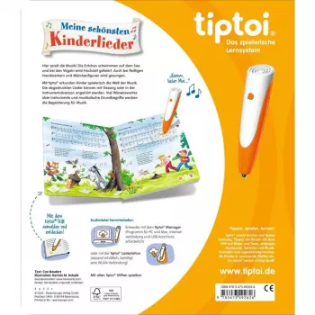 tiptoi Mijn mooiste kinderliedjes, leerboek