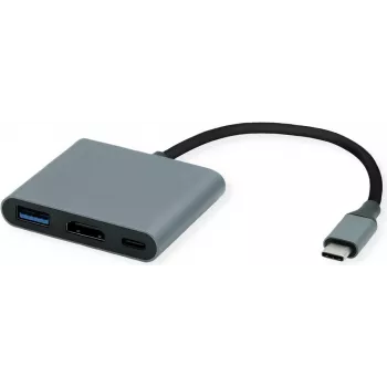 ROLINE display-adapter USB C – HDMI 4K60+ 1x A+ PD – adapter – digitaal/data (12.03.3199)