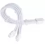 Voedingsverlengkabel SILVERSTONE EPS 12V 8-pin (30 cm) wit SST-PP07E-EPS8W-V2