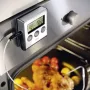 Voedselthermometer GEFU digitale sonde 0–250 °C, roestvrijstaal, 16 cm sensor