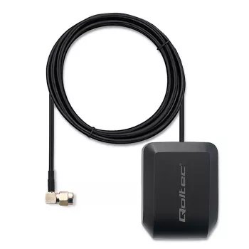 GPS/GLONASS-antenne QOLTEC 28 dBi 50 W met SMA-haakse stekker