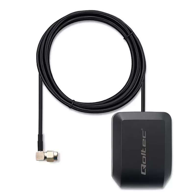 GPS/GLONASS-antenne QOLTEC 28 dBi 50 W met SMA-haakse stekker