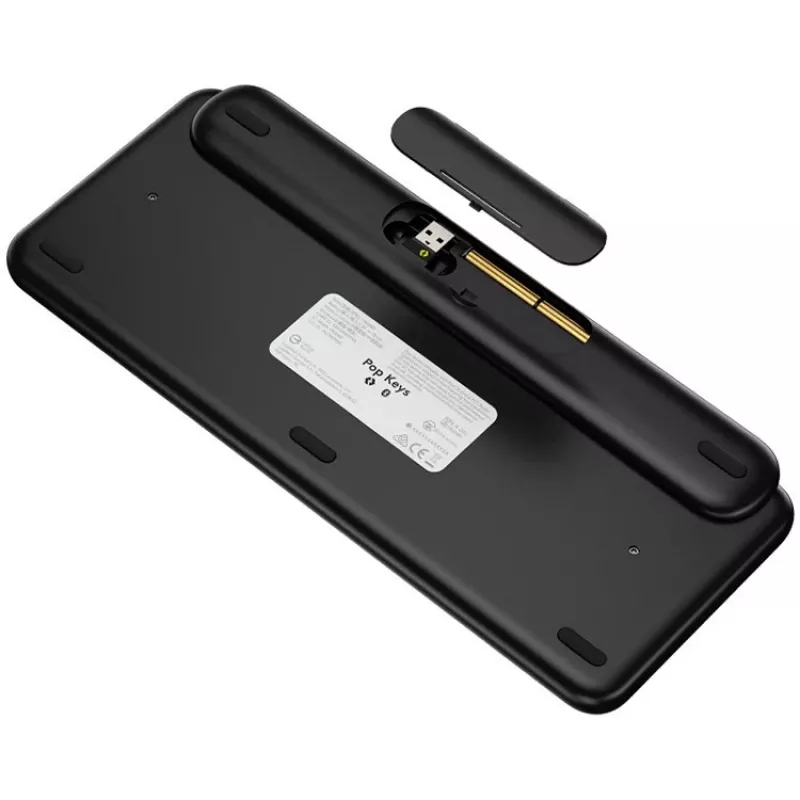 Logitech POP Keys draadloos mechanisch toetsenbord mini QWERTY emoji-toetsen