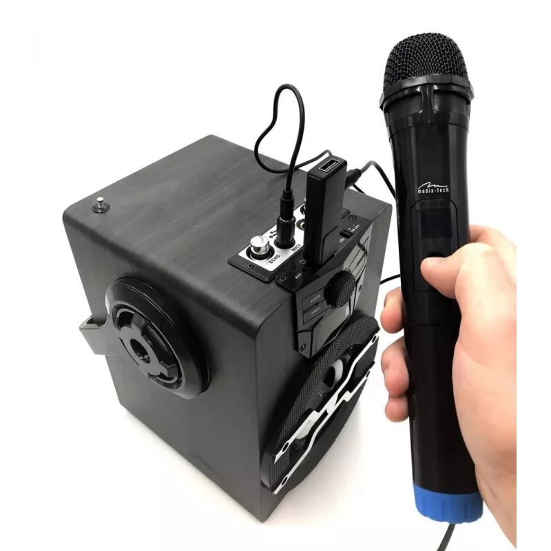 Media-Tech MT395 Accent Pro draadloze karaokemicrofoons, set van 2