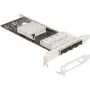 Delock PCI Express x4-kaart naar 4 x SFP-slot Gigabit LAN i350 (88342)