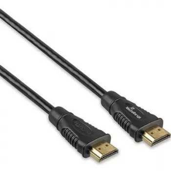 HDMI-kabel MediaRange MRCS247 2 m, HDMI Type-A naar Type-A, HDMI 2.1, 18 Gbit/s, vergulde contacten, zwart