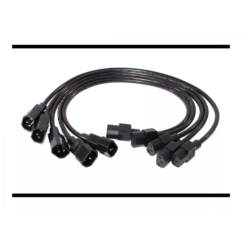 APC stroomkabelset (5 stuks), C13 naar C14, 0,6 m