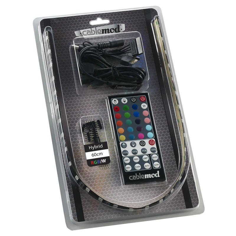 LED-strip CableMod CM-LED-60-D60RGBW-RK wit RGB 60 cm