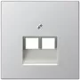 JUNG AL 2969-2 UA - aluminium - aluminium - RJ-45