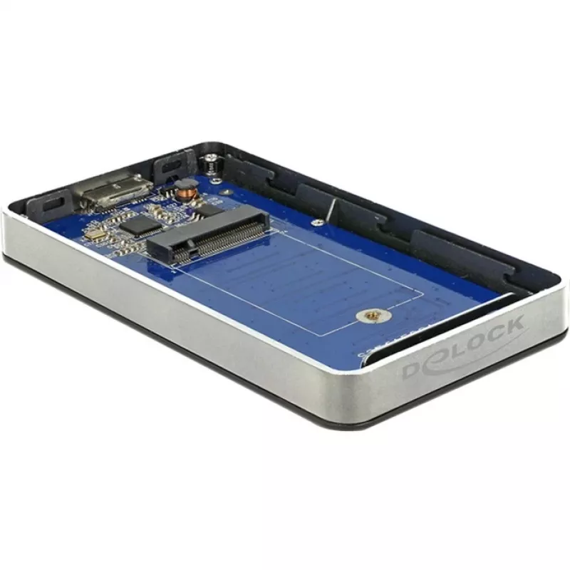 SSD-behuizing DELOCK 42594 zwart zilver M.2
