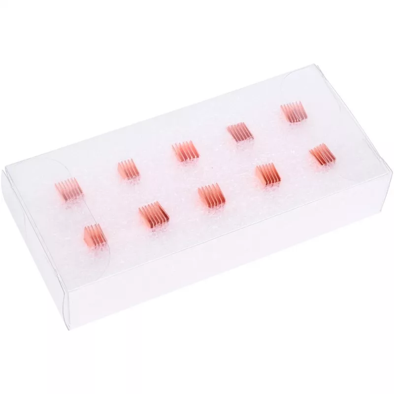 GPU RAM koperen heatsinks 6,5x6,5mm