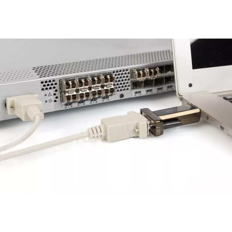 DIGITUS USB 2.0 naar serieel converter DSUB 9M incl. USB-A kabel 80cm FTDI chipset USB 2.0 naar RS232 (FT232RL)