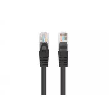 Lanberg PCU6-20CC-0200-BK netwerkkabel zwart 2 m Cat6 U/UTP (UTP)