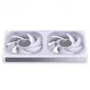 JONSBO ZB-240W 2x120mm ARGB PWM behuizingsventilator – wit